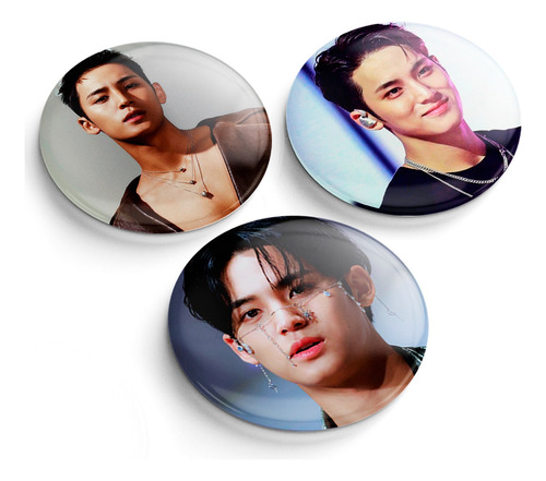 Bottons Seventeen 3,5cm - Kpop Kit 8 Kim Min Gou