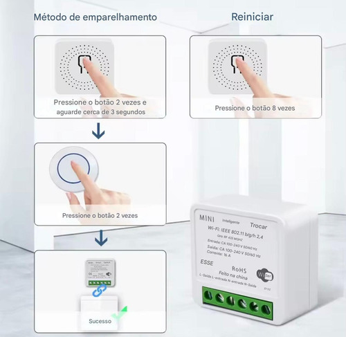 Smart Switch Rf 433mhz Tuya Wifi Interruptor Inteligente