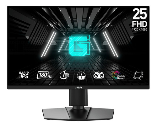 Monitor Msi G255pf E2 24.5 Fhd 180hz 1ms Rapid Ips Color Negro