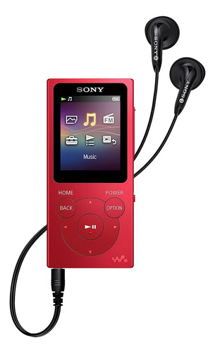 Reproductor De Mp3 Sony Nwe394/r, Lcd De 1,77 Pulgadas, 8 Gb