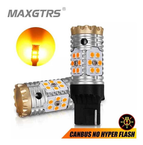 Bombillos Cruce Led Profesional Maxgtrs Canbus T20 W21w 7440