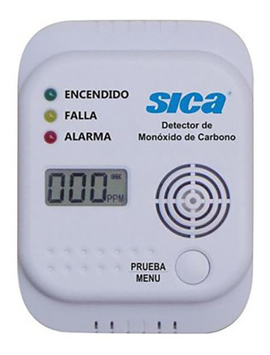 Sensor Detector De Monóxido De Carbono Display Lcd Sica