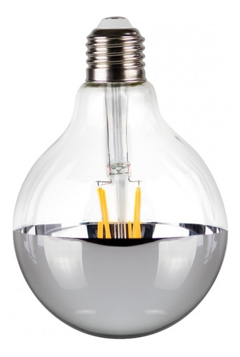 Lampada Filamento Led G95 E27 Defletora Bivolt Blumenau Cor da luz 2400K
