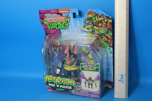 Wingnut Mutations Tmnt Figura (Usado)