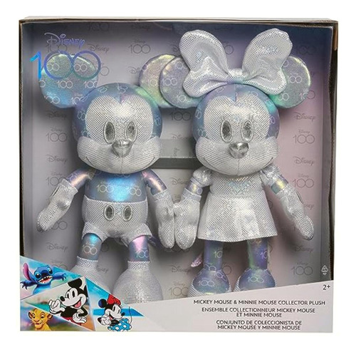 Just Play D100 Mickey & Minnie Par De Peluche, Juguetes Para