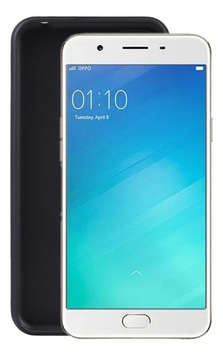 Funda De Tpu Con Diseño De Pudín Negro For Oppo F1s