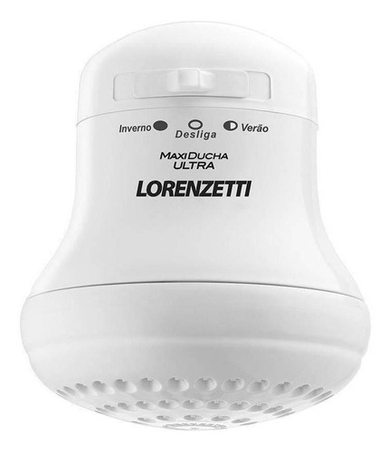 Chuveiro elétrico de parede Lorenzetti Maxi Ducha Ultra branco 4600W 220V