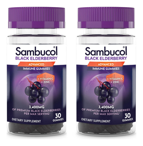 Sambucol Gomitas De Sauco Negro Con Vitamina C Y Zinc, Gomit