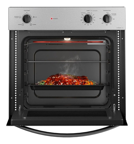 Horno Empotrable Eléctrico M Spazio 140a 66l Con Timer - Mad