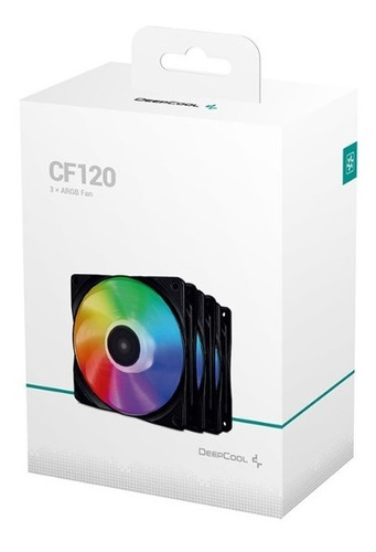Imagen 9 de 9 de Pack Triple Coolers Argb Pwm Deepcool Cf120 Sincronizable !