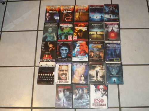 Coleccion Stephen King-23 Titulos En Dvd 100% Originales