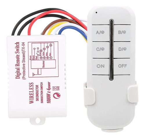 Receptor Rf Remoto Rf Ac180-240 V Con Control Inalámbrico De