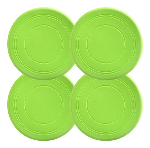 Frisbee Para Todas Las Edades, Mxygn-004, 4 Pzas, Discos Vol Color Verde