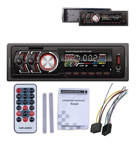 Radio Auto Bluetooth Mp3 Panel Desmontable