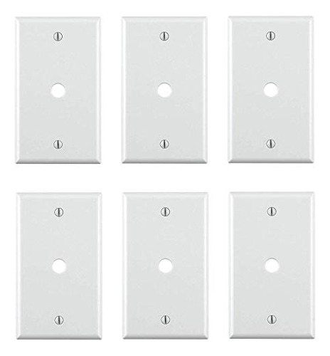 88013 001000 Standard Size Telephone/cable Wall Plate, ...