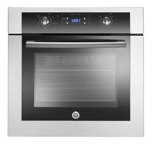 Horno Eléctrico 60 Cm Inoxidable/vidrio Negro Ge Hg6045eyai2 Color Acero inoxidable/Vidrio negro 220V