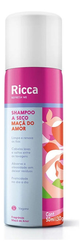 Shampoo A Seco Limpeza Profunda Antibacteriano 150ml - Ricca