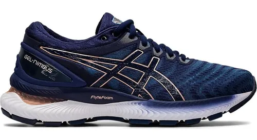 Tenis Asics Unisex Azul Gel Nimbus 22 Running 1012a587401 Cuotas