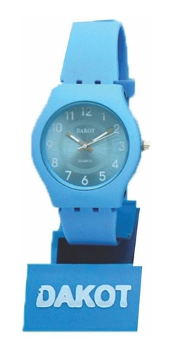 Reloj Pulsera Dama Analogo Malla Goma Sumergible Dakot Da310