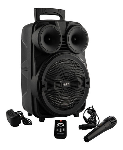 Imagen 7 de 7 de Parlante Gadnic Live Studio XBS11 con bluetooth negro