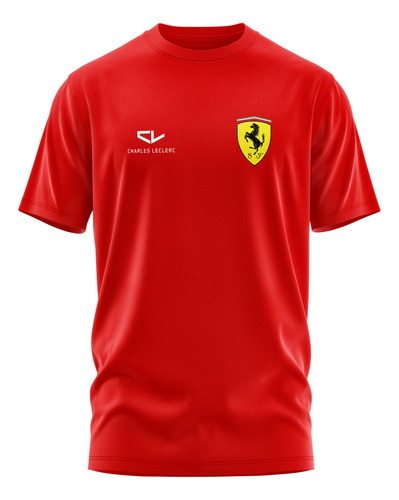 Remera Charles Leclerc Formula 1 Ferrari