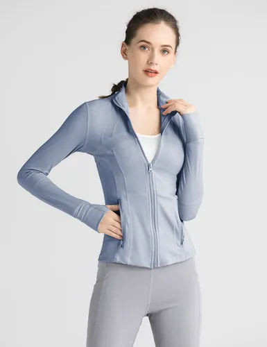Chamarra Deportiva Para Mujer, Con Cierre Completo, Con