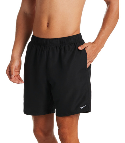 Traje De Baño Nike 7  Volleyball Short Hombre Negro