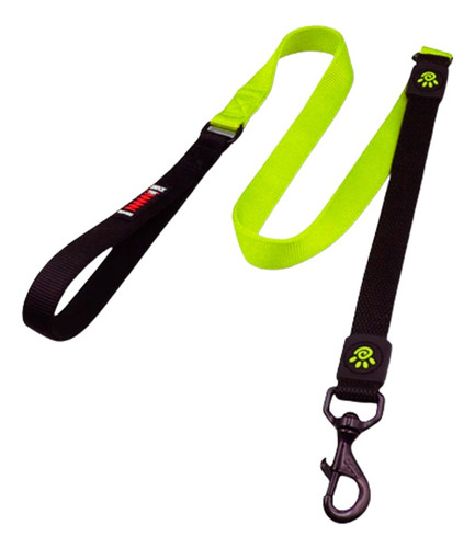 Correa De Perro Doco Shock Bungee L Verde 120 Cm Y Regalo