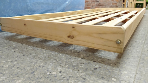 Cama Tatami Madera Pino 140 X 190 2 Plaza
