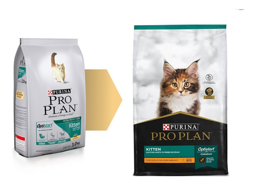 Proplan Kitten De 3kg Envio 100% Original Envio Gratis Pro M