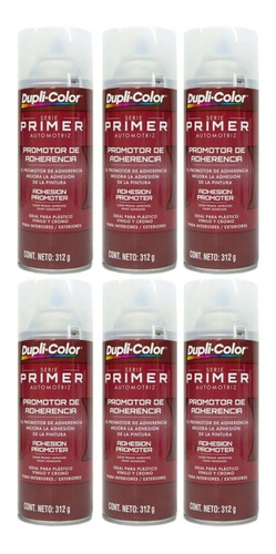Paq 6 Promotor De Adherencia Para Pintura Automotriz Spray
