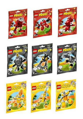 Set Completo De Figuras/personajes Lego Mixels Serie 1