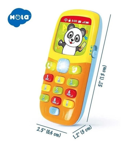Celular De Juguete Con Sonido Telefono Hola 956 Educando F