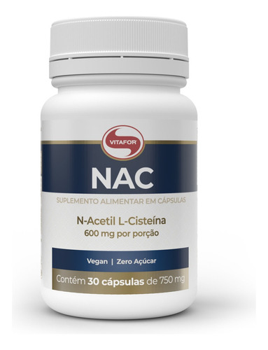 NAC 30 cápsulas Vitafor	