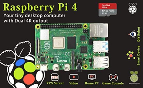 Digishuo Raspberry Pi 4b Modelo B 8gb Ram Kit De Bricolaje |