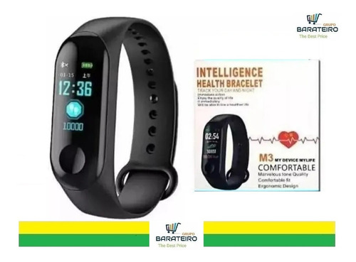 Relógio Smartwatch Inteligente Monitor Cardíaco E Pressão M3
