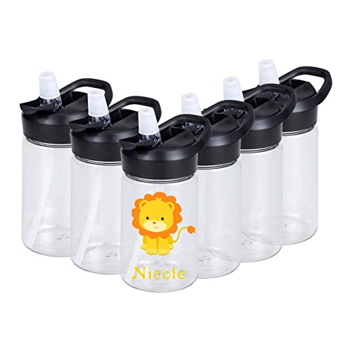 Paquete De 6 Botellas De Agua Para Niños A Granel, Botella D