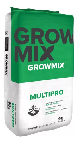 Sustrato Growmix Multipro 80 Litros Turba Compost Humus