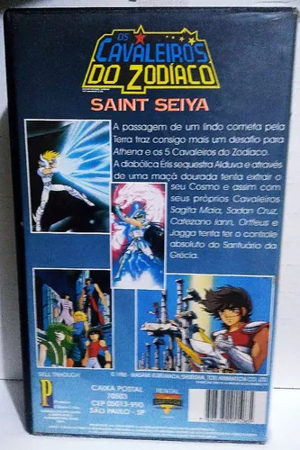 Vhs - Os Cavaleiros Do Zodiaco - Saint Seiya - Dublado