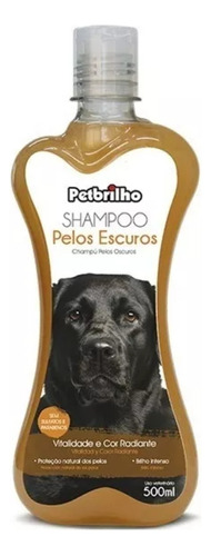 Shampoo Pelaje Oscuro Perros Y Gatos 500ml Petbrilho
