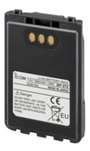 Bateria Icom Bp272 De Li-ion De 1880mah Para Radio Ip-100h