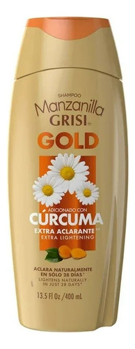 3 Shampoo Grisi Manzanilla Gold Extra Aclarante 400ml