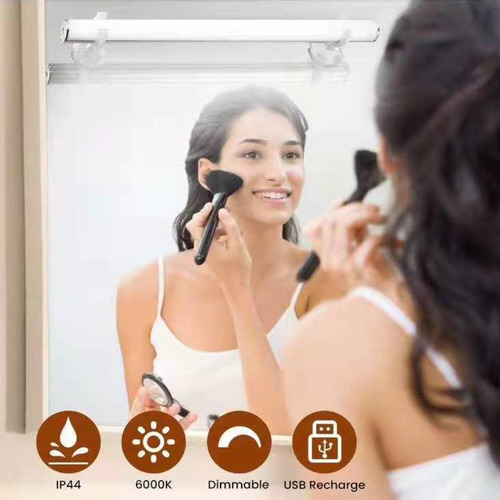 Lámpara Frontal Con Espejo, Tocador, Vestidor Portátil, Reca