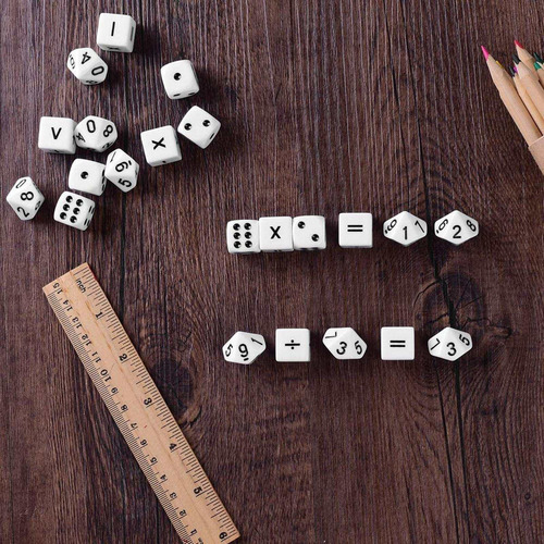 30x Suministros De Dados Matemáticos Juego De Troqueles De