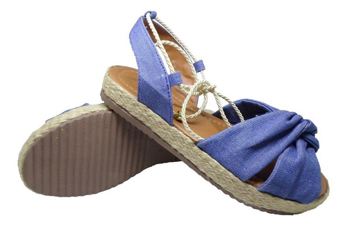 sandalia avarca flatform feminina corda anabela amarrar moda