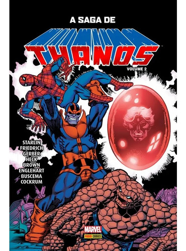 Livro Hq A Saga De Thanos Vol: 1 E 2 (estado De Novo) (Usado)