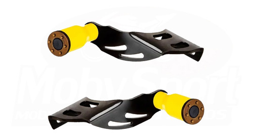 Slider Amarelo Yamaha Ybr 125 00/08 Pro Tork + Cone Extra