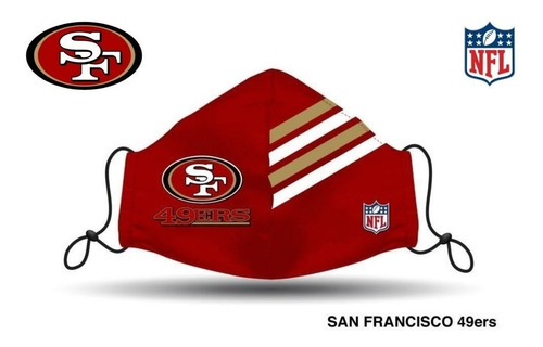 Facemask San Francisco 49ers Nfl  Edicion Limitada