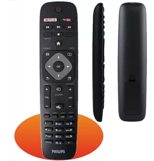 Control Remoto Philips Smart Tv 4k Netflix Youtube + Pilas