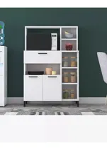 Comprar Mueble Para Microondas Aury Color Blanco Tu Mesita